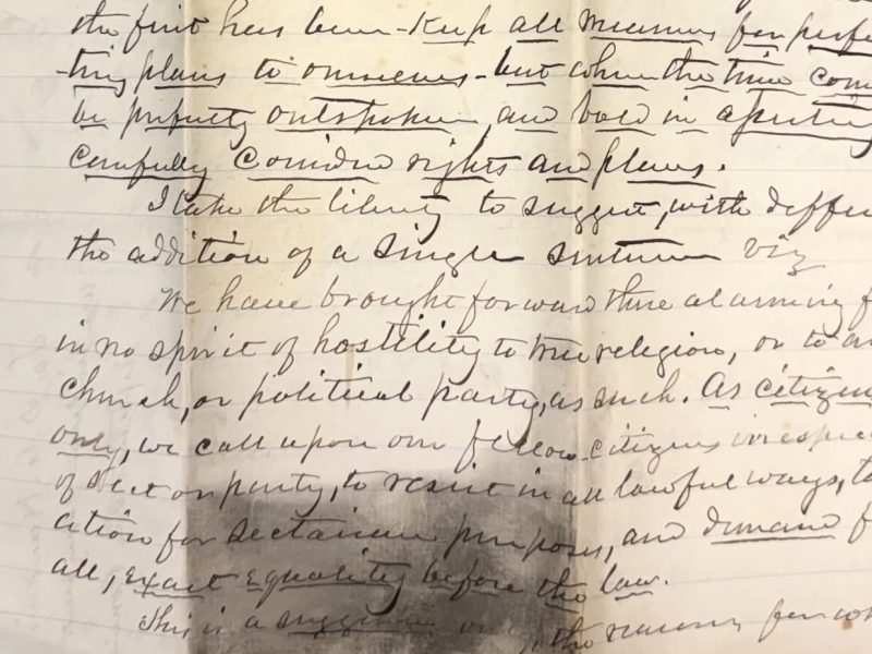 iSchool Grad Gets Hands-On Experience Restoring Papers in Library Archives