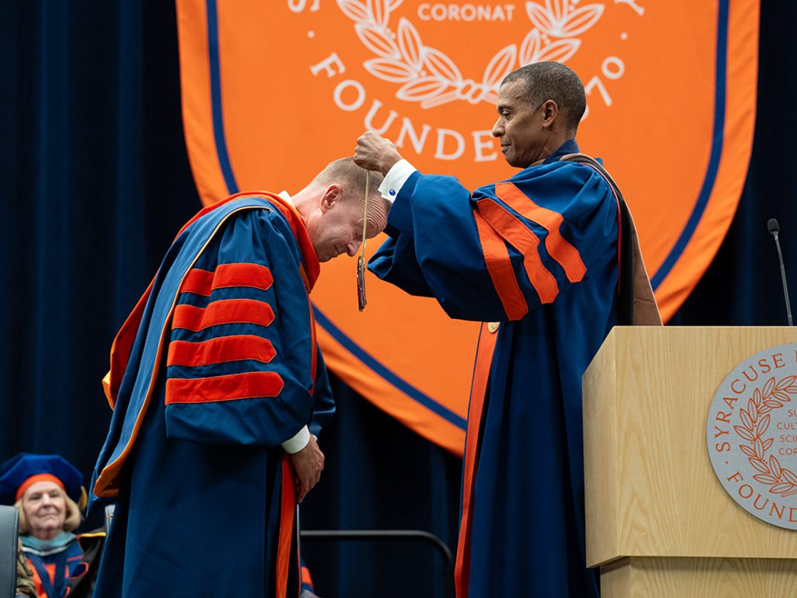 The Inauguration of J. Michael Haynie in Photos