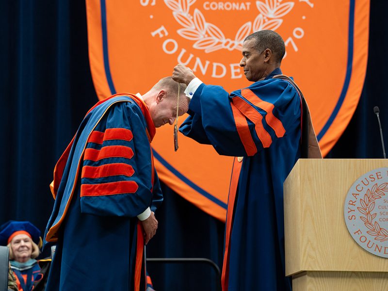 The Inauguration of J. Michael Haynie in Photos