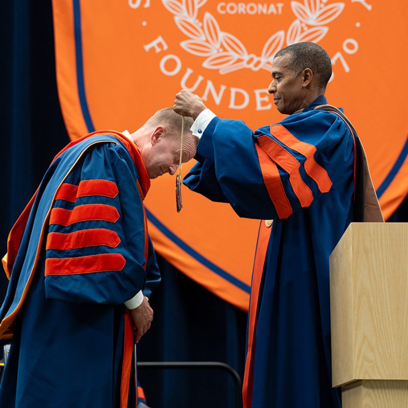 The Inauguration of J. Michael Haynie in Photos