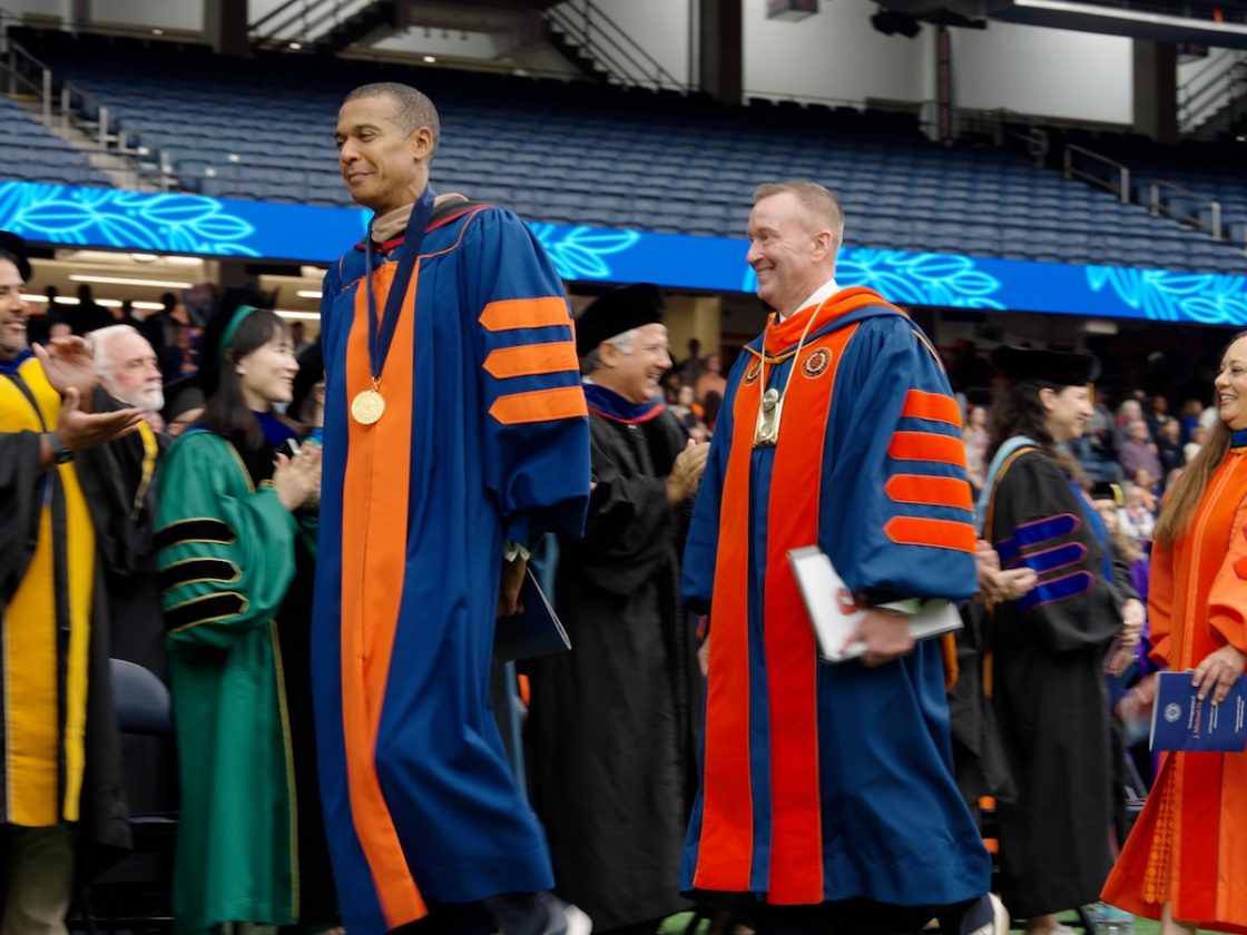 ‘We Will Ask the Right Questions, Together’: The Inauguration of J. Michael Haynie