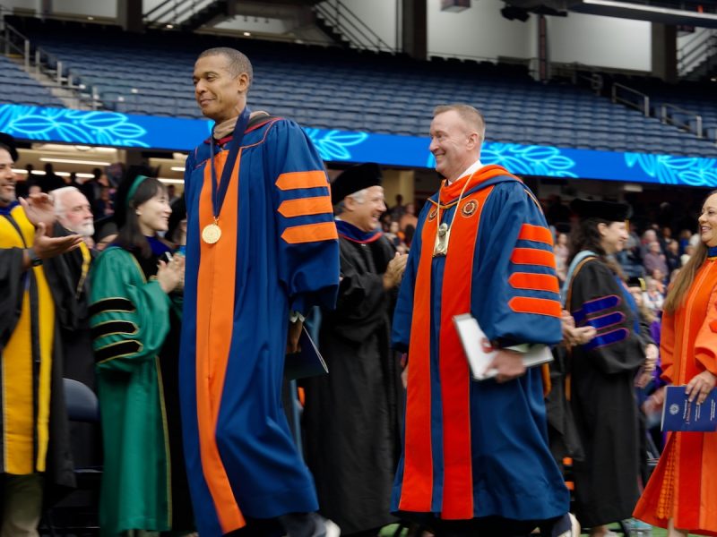 ‘We Will Ask the Right Questions, Together’: The Inauguration of J. Michael Haynie