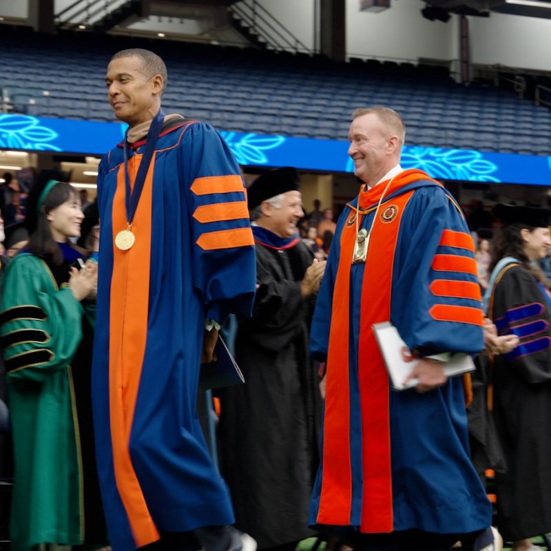 ‘We Will Ask the Right Questions, Together’: The Inauguration of J. Michael Haynie