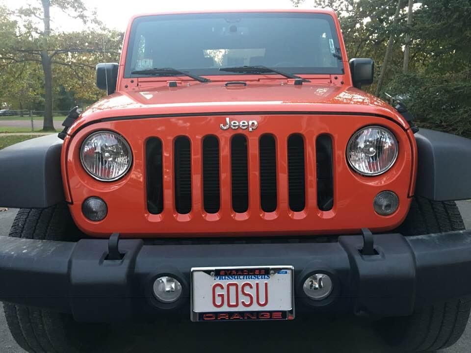 front grill of a vehicle