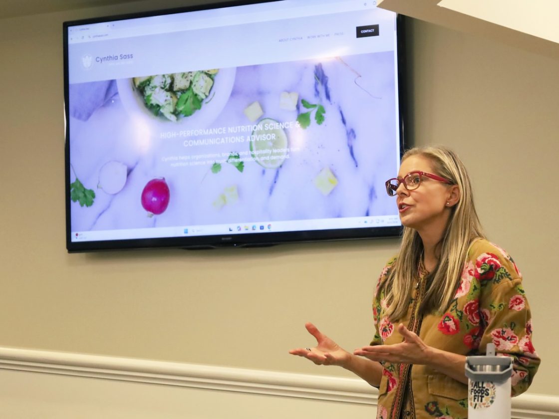 Alumna Shows Students How Far a Nutrition Degree Can Go