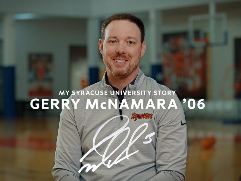 Gerry McNamara ’06 Comes Home: ‘This Is Exactly Where I Want to Be’
